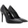 Chaussures Femme Escarpins Sergio Levantesi LEYSBEK-CACHEMIRE-NERO Noir