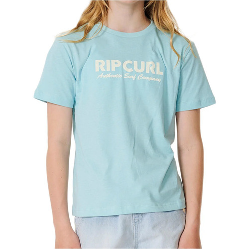 Vêtements Enfant New Balance Nume Rip Curl SURF SPRAY STANDARD TEE -GIRL Bleu