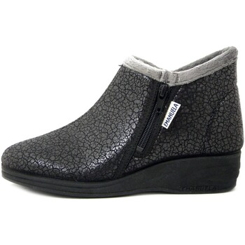 boots emanuela  femme chaussures, bottine, tissu chaud, zip-806 
