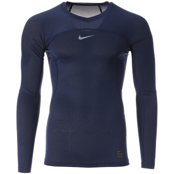 Vêtements Homme T-shirts manches longues Nike debuetiert 880203410 Bleu
