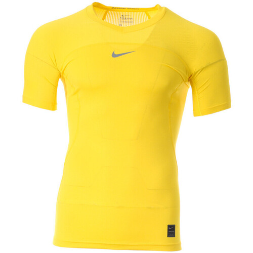 Vêtements Homme T-shirts manches longues Nike debuetiert 880204-719 Jaune