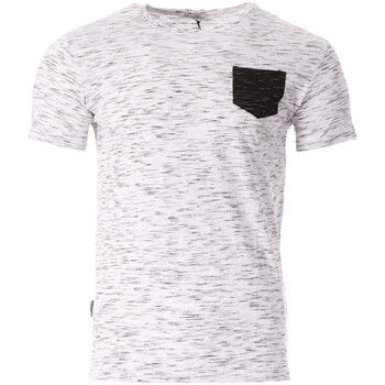 Vêtements Homme T-shirts manches courtes Paname Brothers PB-TOUK Blanc