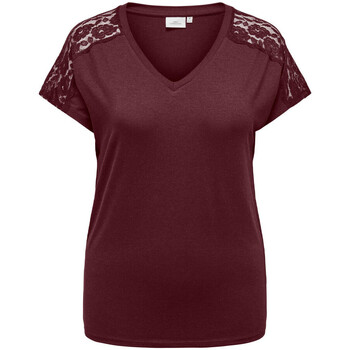 Vêtements Femme T-shirts & Polos Only Carmakoma 15303010 Rouge