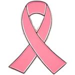 Pin's Ruban Rose clair - Cancer du sein - Octobre Rose