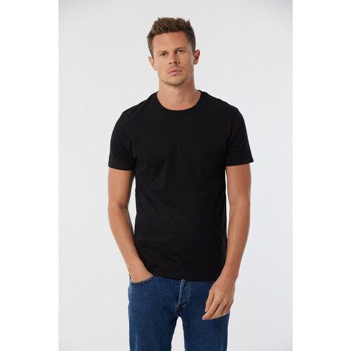Vêtements Homme T-shirts manches longues Lee Cooper T-shirt Areo Black Noir