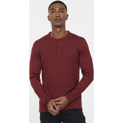 Vêtements Homme T-shirts & Polos Lee Cooper T-shirt Asilo Red Brick ML Rouge
