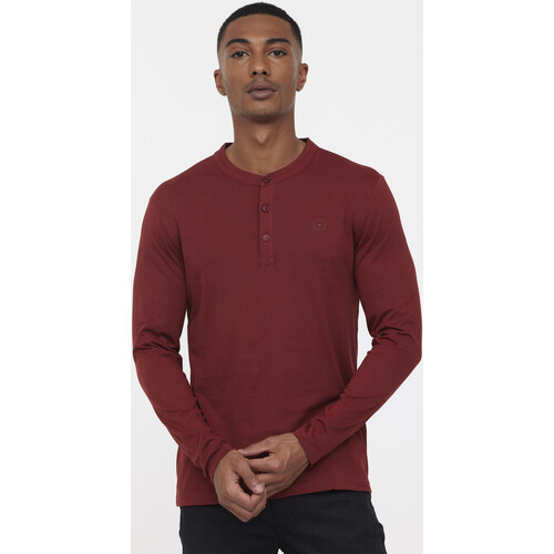Vêtements Homme knitted turtleneck dress Lee Cooper T-shirt Asilo Red Brick ML Rouge
