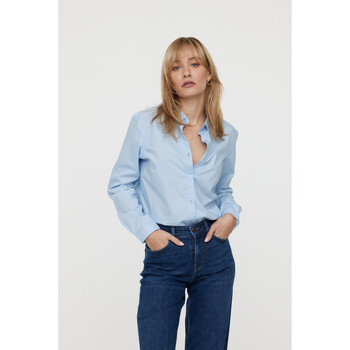 Vêtements Femme Chemises / Chemisiers Lee Cooper Manteau Long Fable Gris Chine Bleu