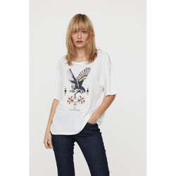 Vêtements Femme MAISON & DÉCO Lee Cooper T-shirt Alouet Ivory Beige