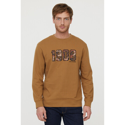 Vêtements Homme Pulls Lee Cooper Sweatshirt Echer Camel Marron