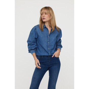 Vêtements Femme Chemises / Chemisiers Lee Cooper Chemises Damak Mc Emerald Bleu