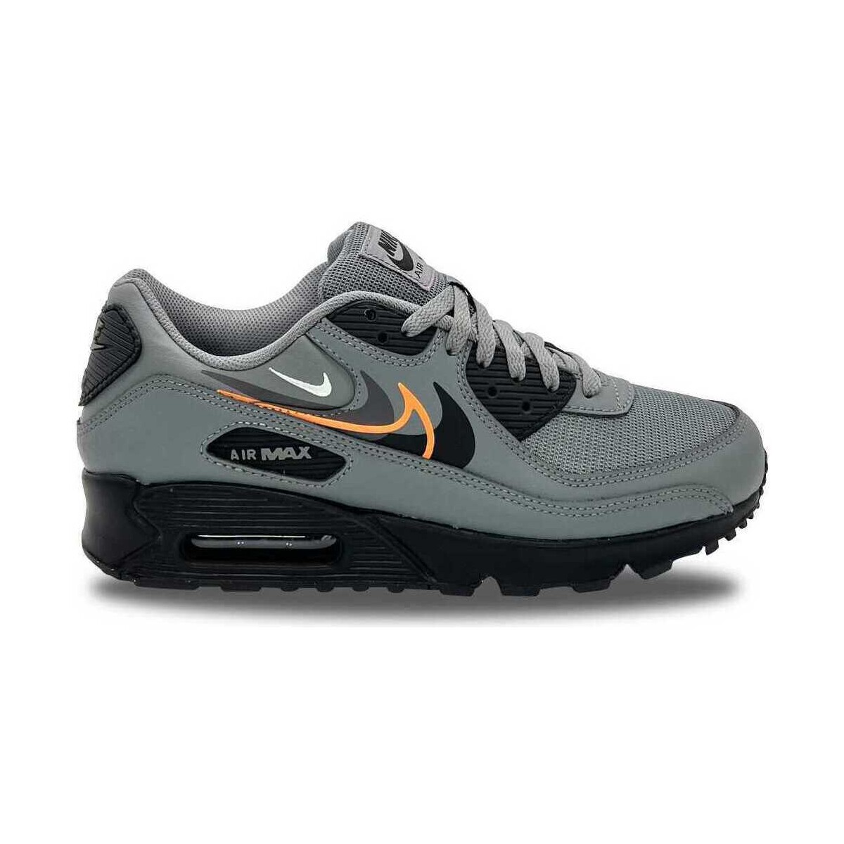 Chaussures Homme Baskets basses Nike Air Max 90 Multi-Swoosh Grey Gris