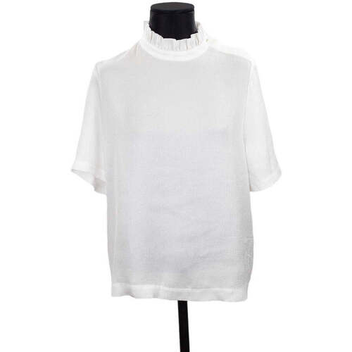 Vêtements Femme Débardeurs / T-shirts sans manche Claudie Pierlot Blouse Blanc