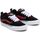 Chaussures Femme Baskets mode Vans KNU SKOOL - VN0009QC3M5-BLACK/RED Noir