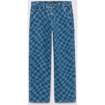 Vêtements Homme Pantalons boot Vans Drill chore carp checkboard denim pant Bleu