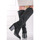 Chaussures Femme Bottes Vera Collection Bottes Cowboy Style Santiags, Noir Noir