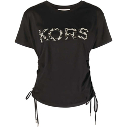 Vêtements Femme T-shirts manches courtes MICHAEL Michael Kors mf3510j97j-001 Noir