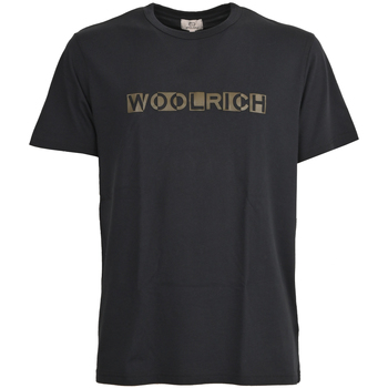 Vêtements Homme T-shirts manches courtes Woolrich cfwote0090mrut2926-3989 Bleu