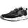 Chaussures Homme Baskets mode Voile Blanche CLUB01 Noir