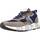 Chaussures Homme Baskets mode Voile Blanche CLUB01 Bleu