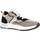 Chaussures Homme Baskets mode Voile Blanche CLUB01 Gris