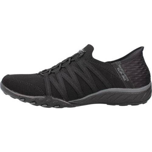 Chaussures Baskets mode Skechers SLIP-INS  BREATHE-EASY- ROLL-WITH-ME Noir