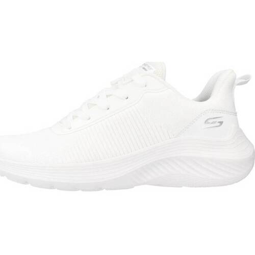 Chaussures Femme Baskets mode Skechers BOBS SQUAD WAVES Blanc