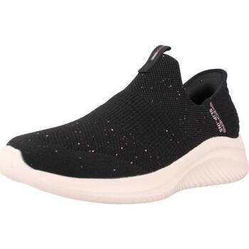 Chaussures Femme Baskets mode Skechers Front SLIP-INS: ULTRA FLEX 3.0 Noir