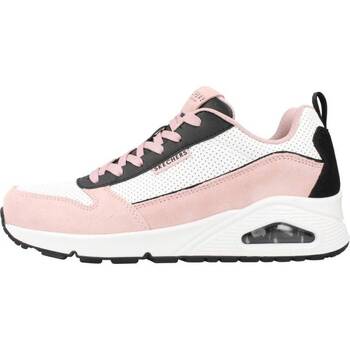 Chaussures Femme Baskets mode Skechers UNO- TWO MUCH FUN Rose