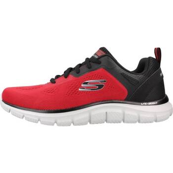 Chaussures Homme Baskets mode Skechers TRACK Rouge