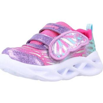 Chaussures Fille Baskets basses Skechers TWISTY BRIGHTS Rose