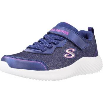 Chaussures Fille Baskets basses Skechers BOUNDER GIRLY GROOVE Bleu