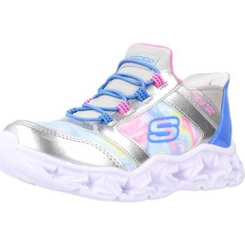 Chaussures Fille Baskets basses Skechers SLIP-INS GALAXY LIGHTS Gris