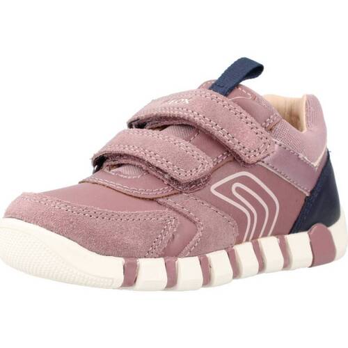 Chaussures Fille Baskets basses Geox B IUPIDOO GIRL Rose