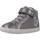 Chaussures Fille Bottes Geox B GISLI GIRL Gris