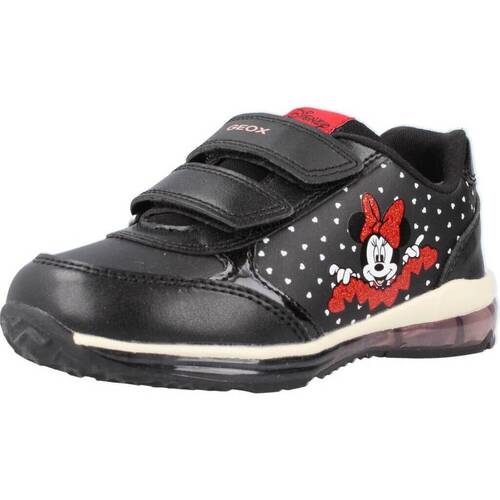 Chaussures Fille Baskets basses Geox B TODO GIRL Noir