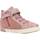 Chaussures Fille Bottes Geox B KILWI GIRL Rose