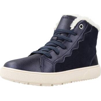 Chaussures Fille Bottes Geox J THELEVEN G. Bleu
