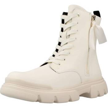 Chaussures Fille Bottes Geox J JUNETTE G. Blanc