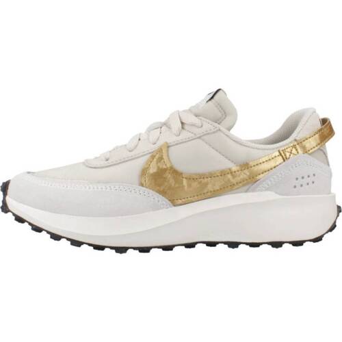 Chaussures Femme Baskets mode tie Nike WAFFLE DEBUT ESS Blanc