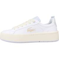 Chaussures Femme Baskets mode Lacoste CARNABY PLAT 223 1 SFA Blanc