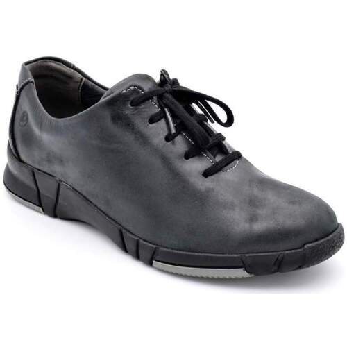 Chaussures Femme Zapatos Casual De Piel Con Suave 3204 Noir