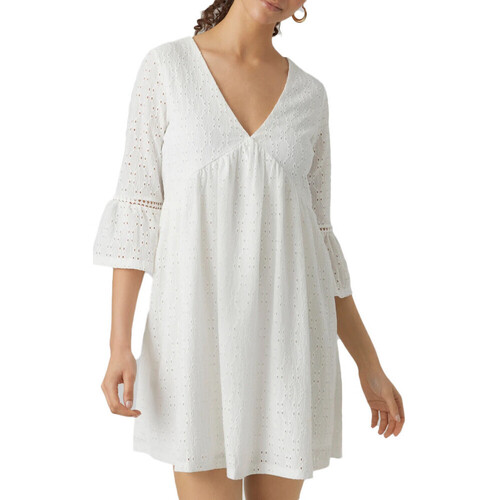 Vêtements Femme Robes courtes Vero Moda 10291995 Blanc