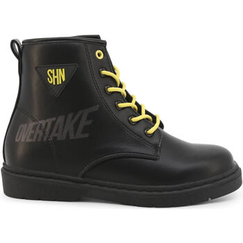 Chaussures Homme Bottes Shone D551-006 Black/Yellow Noir