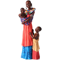 Maison & Déco Statuettes et figurines Signes Grimalt Figure Africaine Rouge