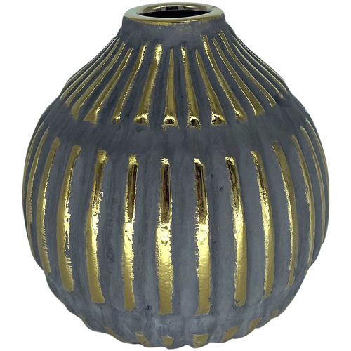 Nat et Nin Vases / caches pots d'intérieur Signes Grimalt Vase De Décoration Gris