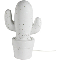 Maison & Déco Lampes à poser Signes Grimalt Table De Lampe Cactus Blanc