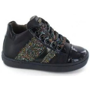 Chaussures Fille Baskets montantes Tobes Calf Black-cuoio ZELA Marine