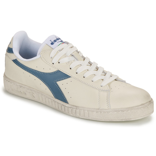 Chaussures Homme Baskets basses price Diadora GAME LOW  WAXED Blanc / Bleu