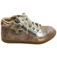 Chaussures Fille Baskets montantes Babybotte ADRENALINA TAUPE ARMY Doré